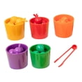 thumbnail image 2 of Clasificación de colores, juguete para contar, juego de combinación de frutas, juego de clasificación de colores de Motor fino para interacción de, 2 of 9