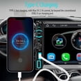 thumbnail image 1 of Double Din Car Stereo with CarPlay & Android Auto, 7 Inch Touchscreen FM/AM Radio, Bluetooth, Mirror-Link, Backup Camera, 1 of 5