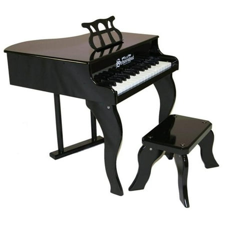 Schoenhut Toy Piano 3005B 30 key Black Fancy Baby Grand with Bench
