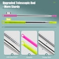 thumbnail image 2 of CALBEAU Microfiber Feather Duster Set with 100-inch Extension Pole Dusters for Cleaning High Ceiling Fan, Cars, Furniture, 11PCS Cleaning Tools Kit t-Green, 2 of 8