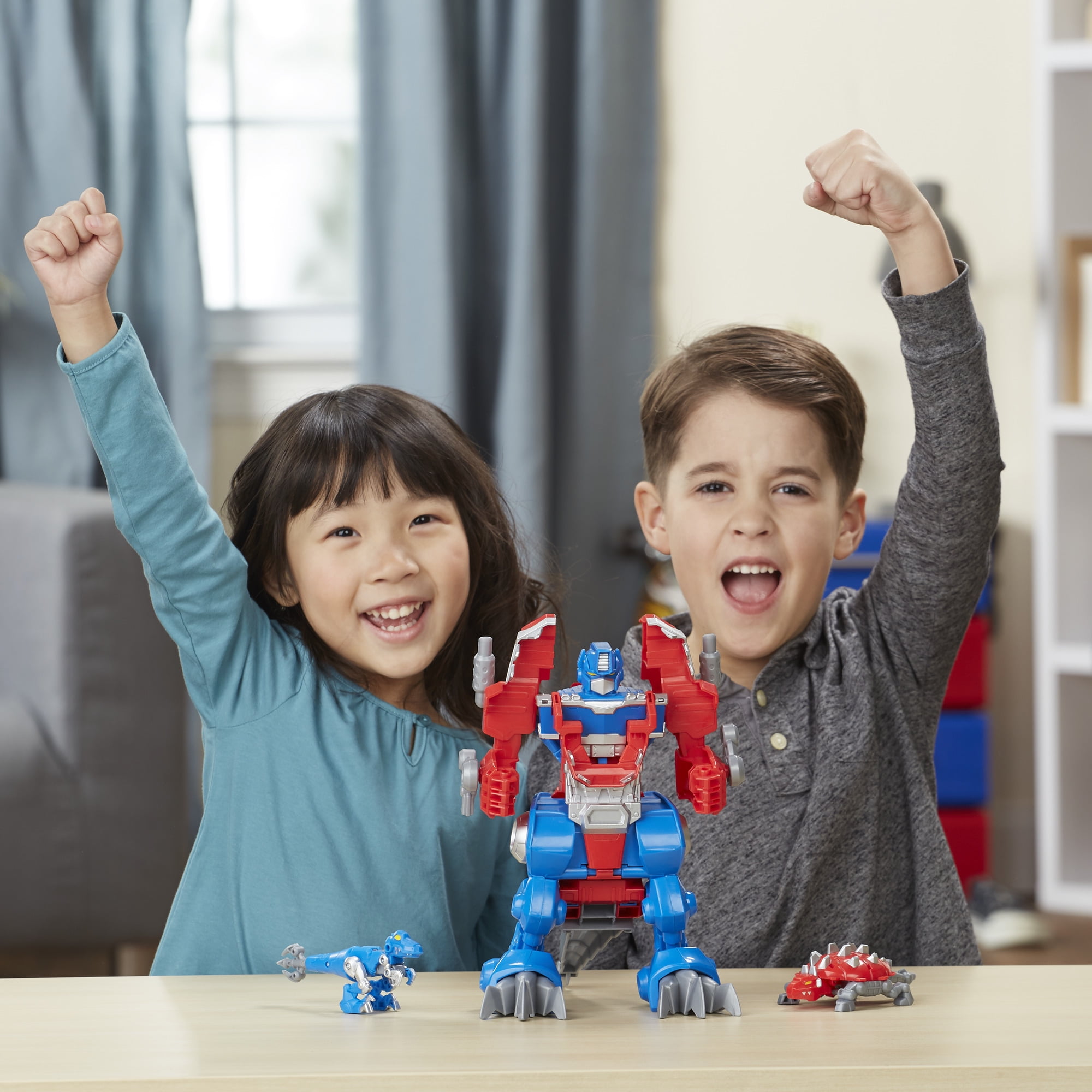 Playskool heroes transformers bots online knight optimus prime