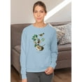thumbnail image 2 of American Redstart. Sweatshirt Women -John James Audubon Designs, Female Small, 2 of 4