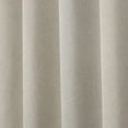 thumbnail image 4 of Superior Nyan 100% Blackout Curtains Set of 2, Grommet Header Curtain Panel Pair, Oatmeal Beige, 52"W x 108"L, 4 of 9