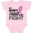 thumbnail image 3 of Inktastic My Moms Fight is My Fight- Breast Cancer Awareness Boys or Girls Baby Bodysuit, 3 of 5