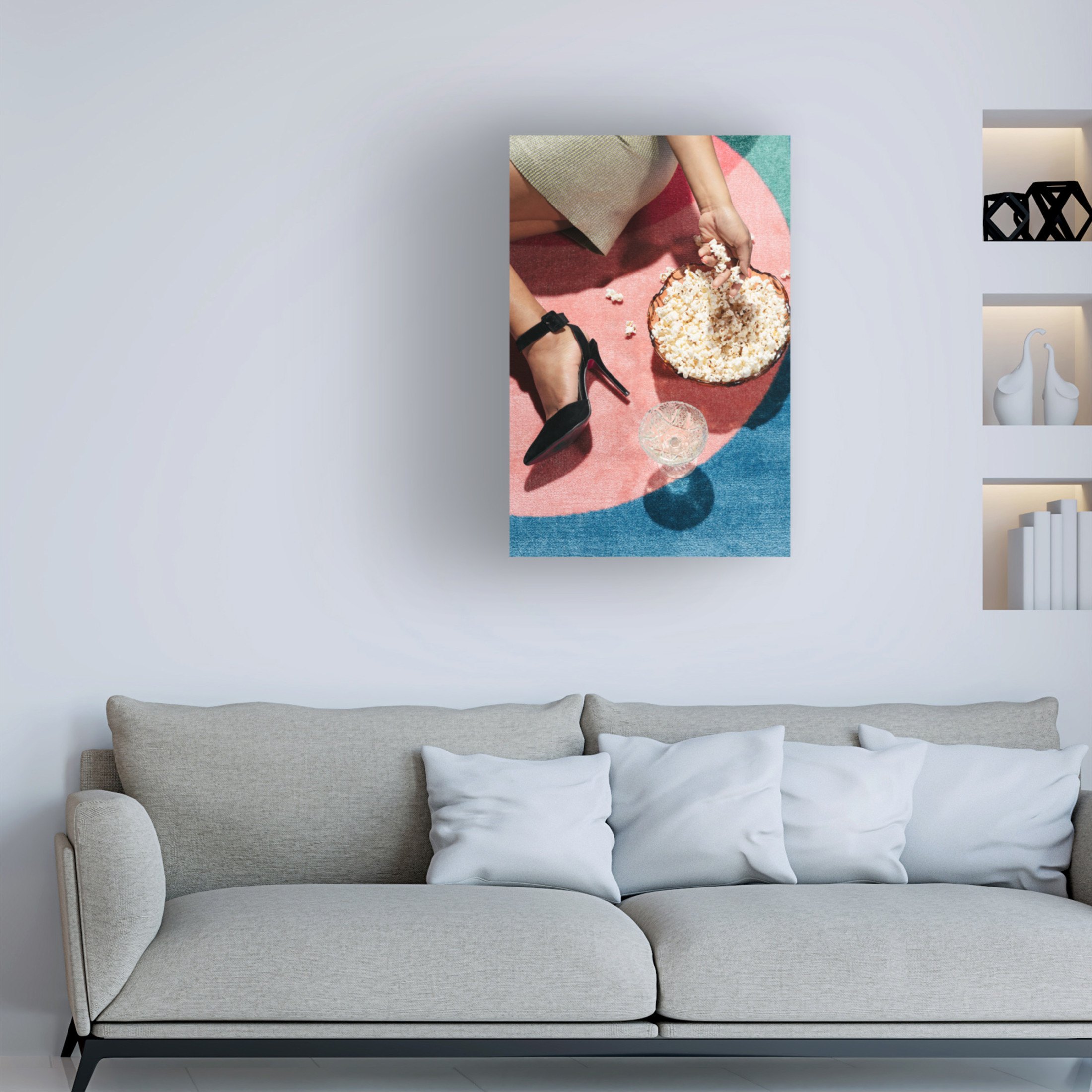 Trademark Fine Art Pictufy Studio Movie Night 01 Canvas Wall Art
