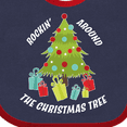 thumbnail image 4 of Inktastic Rockin' Around the Christmas Tree Boys or Girls Baby Bib, 4 of 4