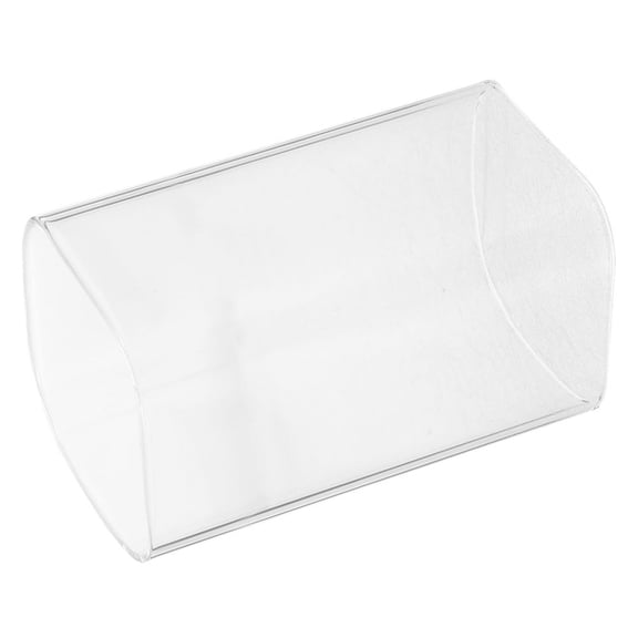 LEXSOMEO Clear Candle Holder Sleeve Open Ended Candle Shade Candle Holder Sleeve