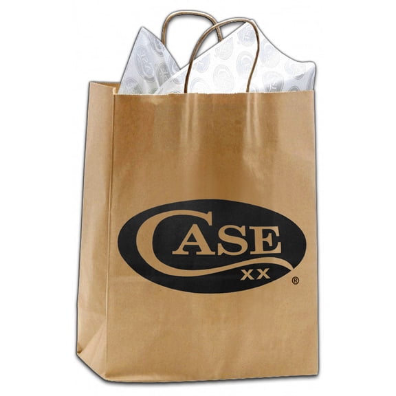 Case XX Knives Logo Print Large Gift Bag & Paper for Knives CA-B&T-LG