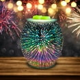 thumbnail image 3 of AUQ  Electric Wax Melt Warmer 3D Glass Fireworks Wax Burner Melter Fragrance Warmer for Home Office Bedroom Living Room Gifts & Decor, 3 of 5