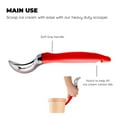 thumbnail image 4 of CULINARY PRO Deluxe Ice Cream Scoop with Soft Grip Handle & Lid Opener, Stainless Steel & BPA Free Heavy Duty Scooper Tool for Kitchen, 4 of 6