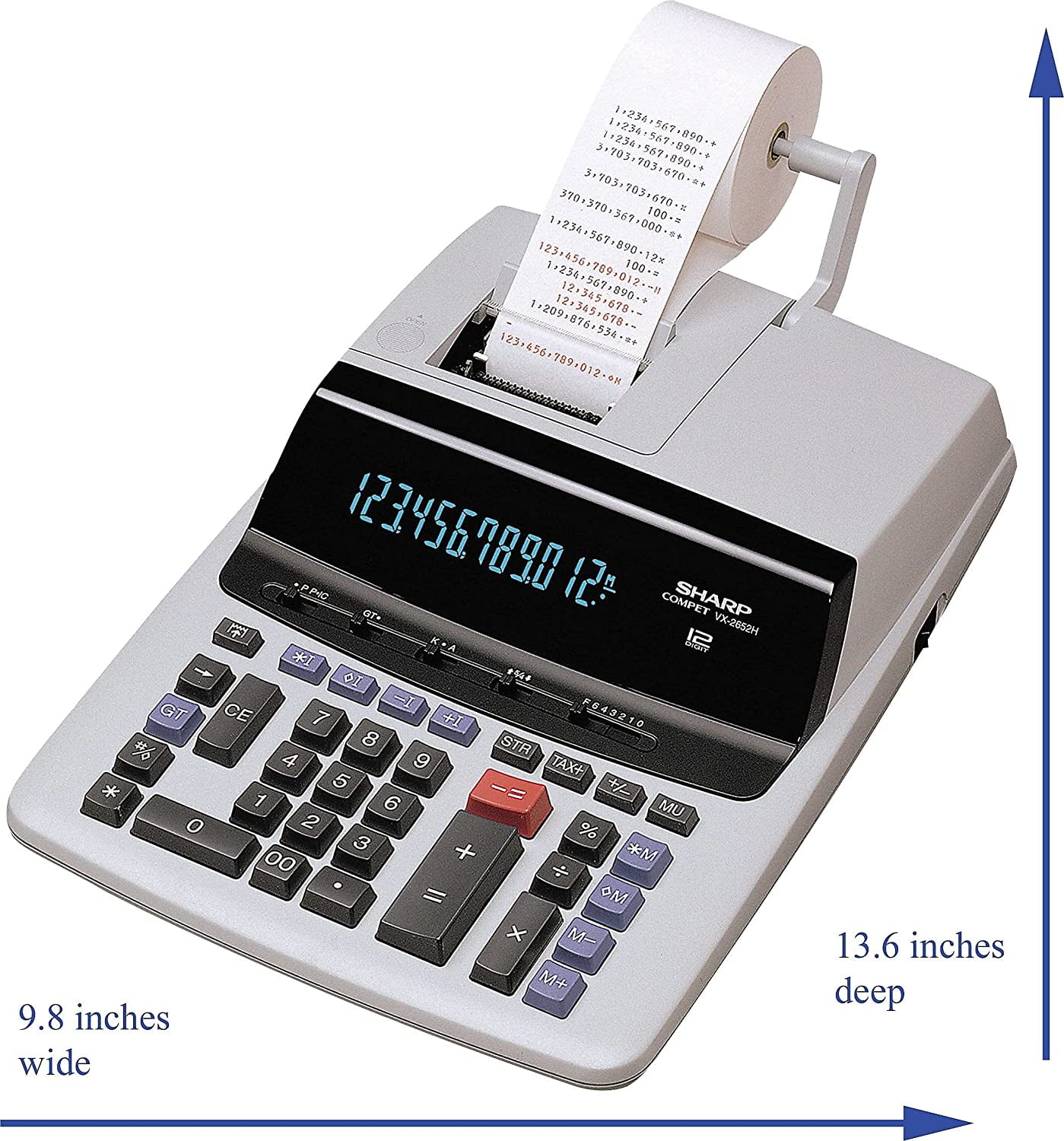SHRVX2652H - VX2652H Two-Color Printing Calculator