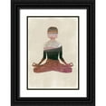 thumbnail image 1 of JMB Designs 14x18 Black Ornate Wood Framed with Double Matting Museum Art Print Titled - Meditate, 1 of 4