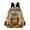 Cute Owl with Autumn Leaves, variant on JIALIOU Mini Backpack Purse for Women Quilted Casual Daypack Small Travel Shoulder Bag, Cute Owl with Autumn Leaves