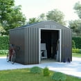 thumbnail image 1 of Relyard 8x8 Metal Outdoor Storage Garden Shed, 1 of 5