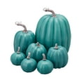 thumbnail image 4 of 7Pcs Mini Artificial Pumpkins, Fall Harvest Simulation Pumpkins Decor Fake Fruit for Halloween, 4 of 8