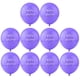 thumbnail image 1 of 10 Uds. 12 globos de látex multicolores para Baby Shower, globos de decoración para fiesta de cumpleaños y aniversario (púrpura), 1 of 9