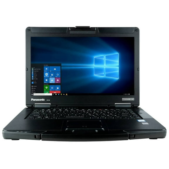 Restored Panasonic ToughBook CF-54 MK2, Intel Core i5-6300U @ 2.40GHz, 14" HD, 16GB, 256GB, Dual Pass, 4G LTE, Webcam, DVD, Win 10, Backlit Keyboard (Refurbished)
