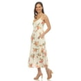 thumbnail image 2 of White Mark Robe Maxi à Imprimé Floral à Col en V pour Femmes, 2 of 6