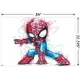 thumbnail image 2 of Marvel Comics - Spider-Man - Sketch Wall Poster, 22.375" x 34", 2 of 3