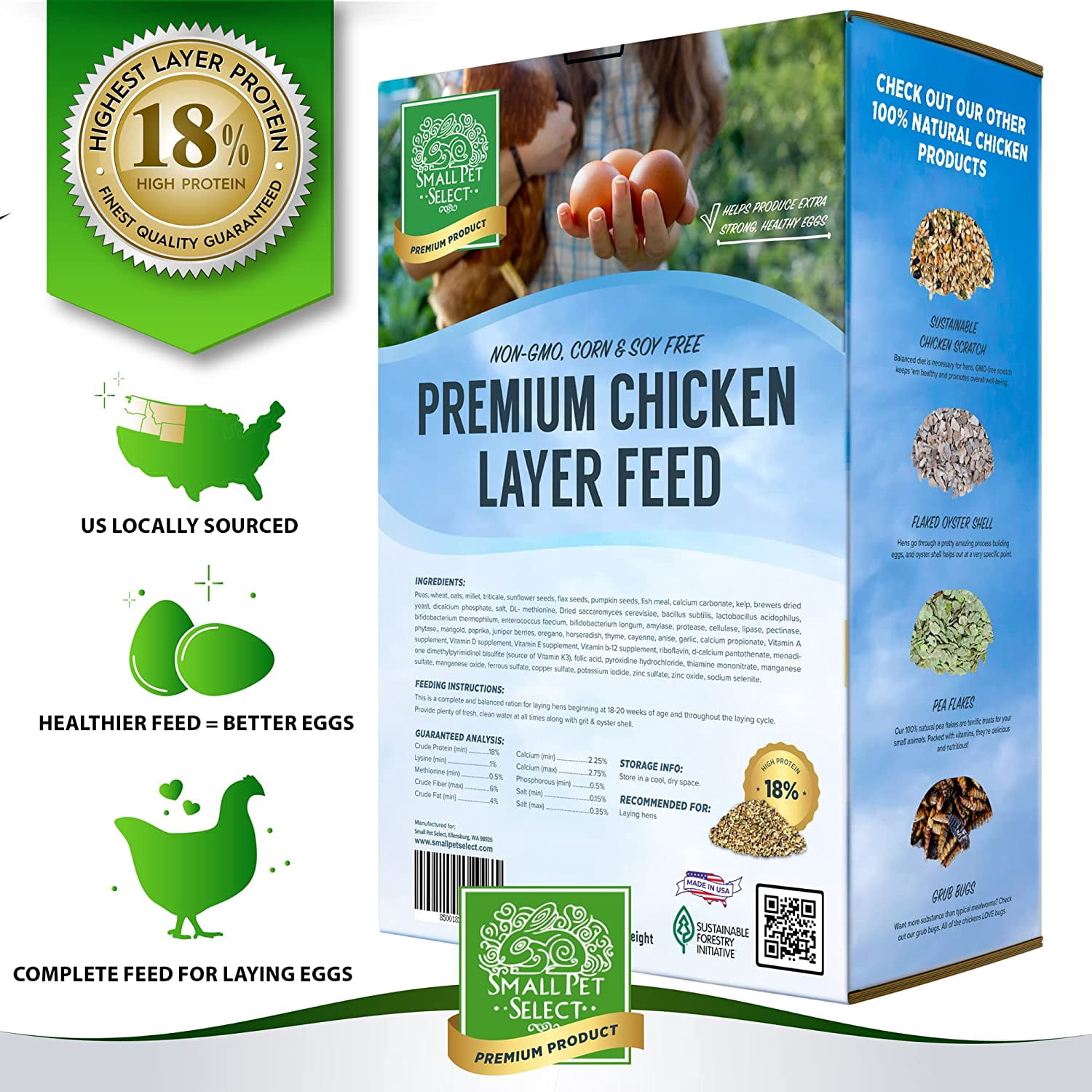 Small Pet Select Chicken Layer Feed Pellets