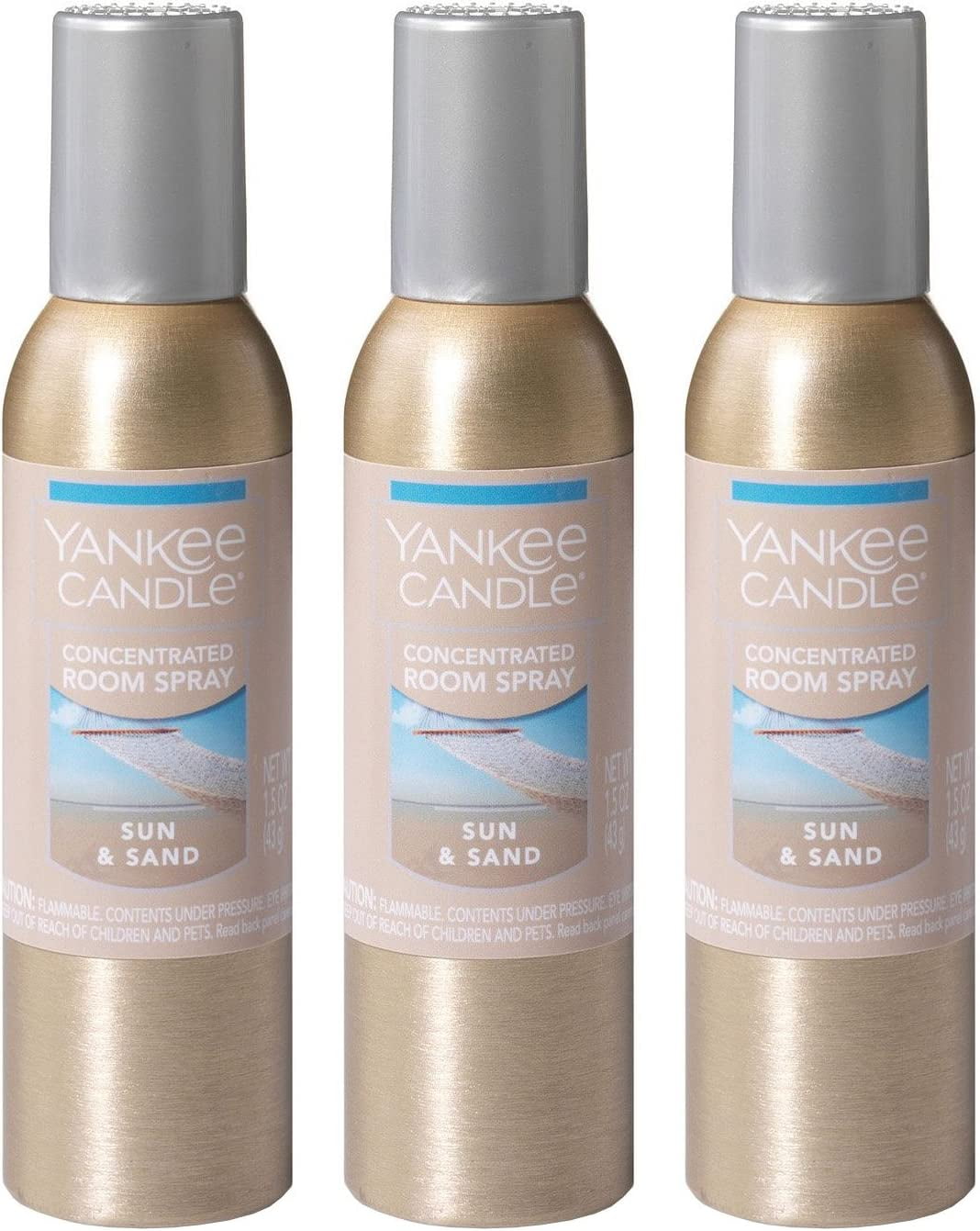 Yankee Candle Concentrated Room Spray 3Pack (Sun & Sand)