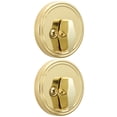 thumbnail image 5 of Hyper Tough Keyed Entry Polished Brass Single Cylinder Deadbolt Twin Pack, 5 of 10