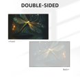 thumbnail image 2 of Dragonfly Dance Fireflies Art Four Hole Decorated Banner Flag for Garden Yard Home Decoration Indoor Outdoor 2x3 Ft, 2 of 7