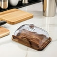 thumbnail image 4 of OULII Covered Butter Crock Glass Food Storage For Gatherings Home Users 1Pack, 4 of 8