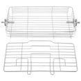 thumbnail image 2 of MIANGASTORE Cage de Gril Rôtissoire en Acier Inoxydable pour Poisson Ailes de Poulet Agneau Extensible et Rotative Grille de BBQ Panier à Poisson pour Barbecue Extérieur, 2 of 8