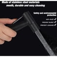thumbnail image 3 of Rociador de grifo de cocina, construcción de acero inoxidable para un acabado negro duradero, que garantiza calidad y longevidad, rociador de bidé portátil, ideal para higiene personal y limpieza de, 3 of 5
