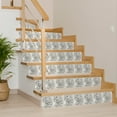 thumbnail image 5 of Mi Alma Gray Flower Peel & Stick Vinyl Backsplash Tiles 5x5, 24 pcs, 5 of 13