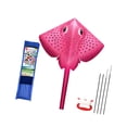 thumbnail image 3 of Cometa grande, cometas de tela con forma de Animal estable, juego de cometa con mosca para exteriores, cometa deportiva para viajes en parque, B, 3 of 8
