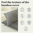 thumbnail image 6 of Home Savings Items !Amvlyk Plaid Pillow Shams Checkered Pillowcase Ginghams Pillow Covers Standard Size Pillow Cases Soft Breathable Pillow Cases Set Of 2 Retro Farmhouses Pillowcase,Gray, 6 of 6