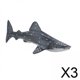 thumbnail image 1 of Figura de ballena Baoblaze 3 Piezas PVC Juguete Educativo para niños 3 Años en adelante, 1 of 8