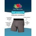 Fruit of the Loom Men's 360 Stretch Cooling Channels Boxer Briefs, 6 ...