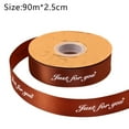 thumbnail image 2 of 1 Inch Wide Satin Ribbons Roll 100 Yards Just for You Ribbon for Wedding Birthday Valentine's Day Floral Decor, 2 of 5