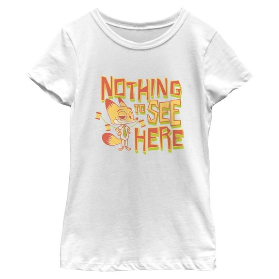 Girls Zootopia 2 Nick Wilde Nothing To See Here T Shirt