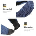thumbnail image 5 of FOLOYORI Women Denim Accessories Hair Headbands Makeup Use 1Set, 5 of 6