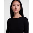 thumbnail image 5 of Scenario Women's and Women's Plus Rib Tee with Long Sleeves, Sizes XS-4X, 5 of 6