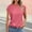 Pink, variant on Women's Cap Sleeve Tank Top Crew Neck T Shirts Loose Fit Basic Summer Casual Tunic Tee Tops