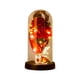 thumbnail image 4 of Fiudx Ramo de Rosas Preservadas, Flores Frescas Eternas, Cúpula de Cristal con Luces Led, Decoración Romántica para El Hogar, Perfecto para Aniversarios, San Valentín, Regalo para Esposa o Novia, Jue, 4 of 7