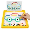 Hot Bee Magnetic Drawing Board for Kids - Large 12x12 in Doodle Pad with 20 Cards & Pen, Erasable & Reusable Writing Tablet
