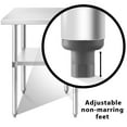 thumbnail image 5 of KUTLER Stainless Steel Table for Prep and Work 24 x 30 Inches, NSF Heavy Duty Commercial Kitchen Table for Restaurant, 5 of 7