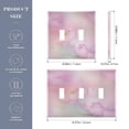 thumbnail image 2 of A Pink Anemone Flower Decorative Light Switch Plates Switch Cover Decorative Wall Plates Ideal for Living Room Kitchen Bedroom and Study, 2 of 7