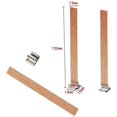 thumbnail image 3 of 10PCS Wood Candle Wicks with Iron Stand Candle Cores Natural Environmental Friendly Wick for Candle Making Soy Parffin Wax Wick, 3 of 5