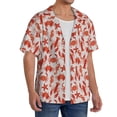 thumbnail image 2 of Sikiie Sea Creatures Men's Cuban Shirt, Hawaiian Shirts, Business Casual Button Down Shirts, Short Sleeve Shirt-X-Large, 2 of 5