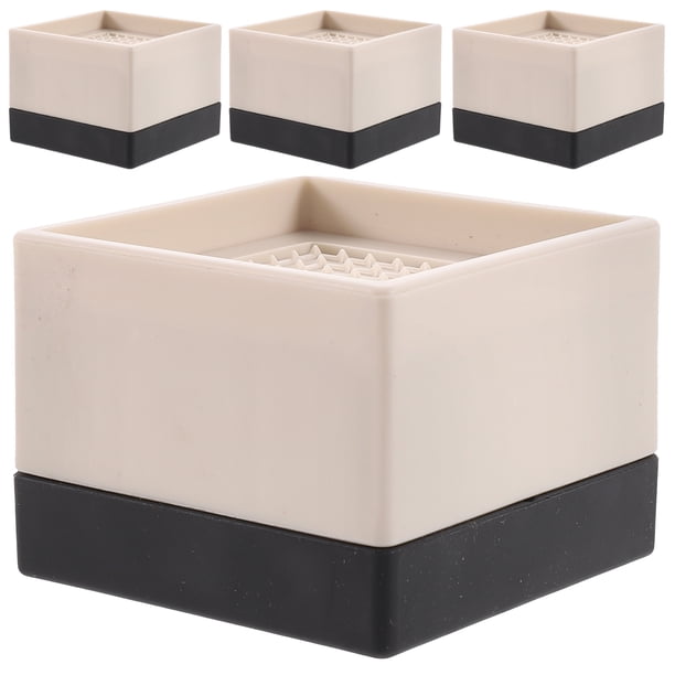 Elevadores de cama de 4 Uds., elevadores de muebles de alta resistencia, elevadores de patas de mesa de sofá de escritorio antideslizantes, elevador de cama