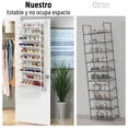 thumbnail image 2 of Zapatero de puerta 10 pisos organizador de calzado sobre la puerta colgante desmontable gran capacidad para guardarropa sala de estar, 2 of 7