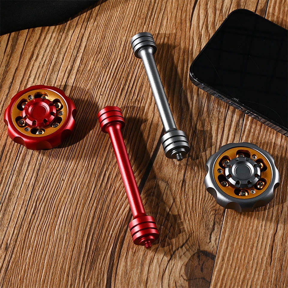 EDC fingertip windmill scepter slider fingertip toys adult reduction gyro metal slider finger push rotating coin decompression