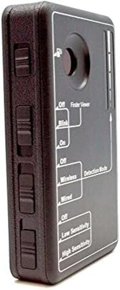 KJB RD-30 LawMate Pocket RF Detector, 3 Modes of Detections, Quickly Finds Hidden Cameras Using The Hidden Camrea Lens Finder, Can Detected Wired Cameras, Low and High Sensitivity